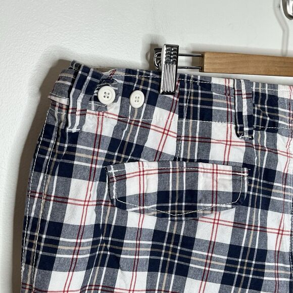 Gap Y2K Plaid Rugged Shorts Mens Size 42 Americana Patriotic Preppy Golf - Picture 8 of 8